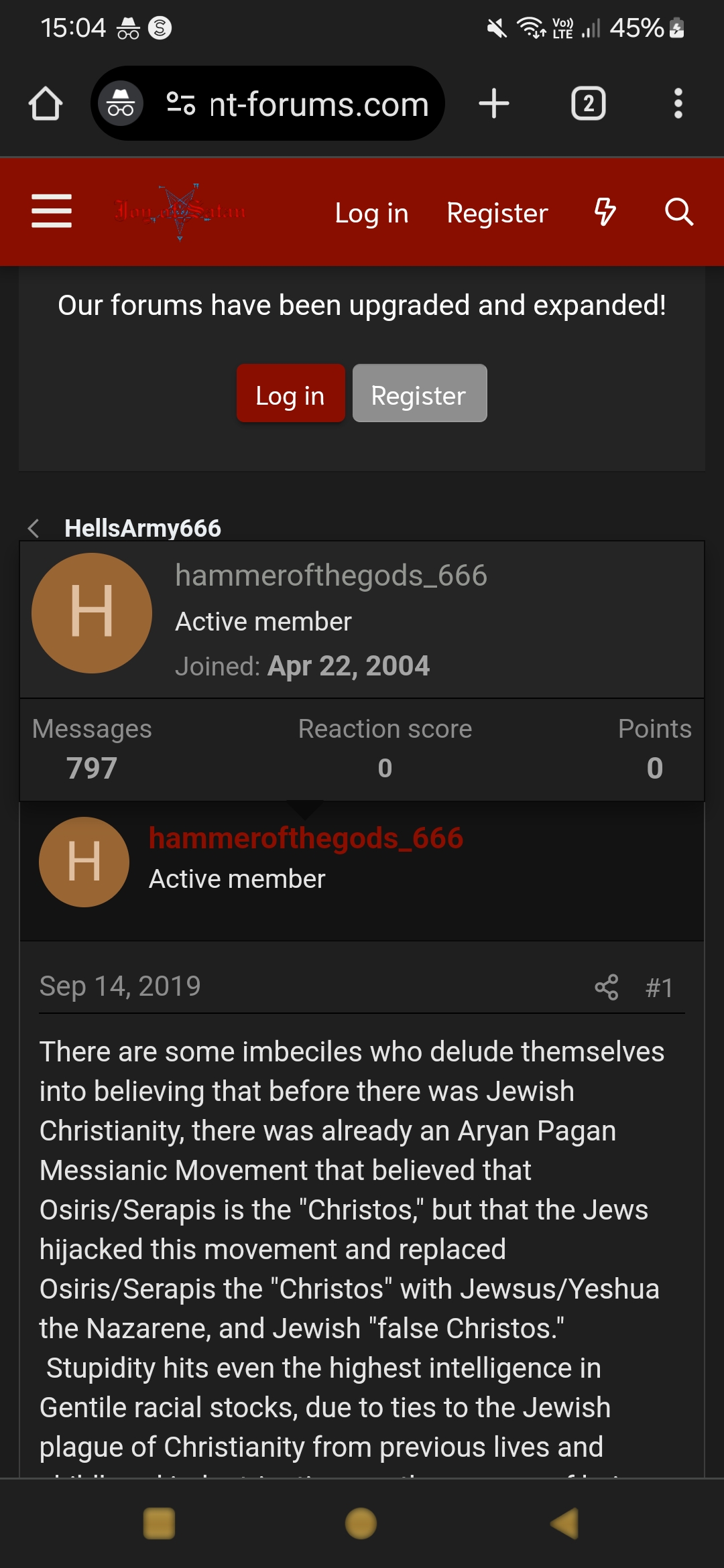 Jake Carlson account is kept there as &quot;Active Member&quot;