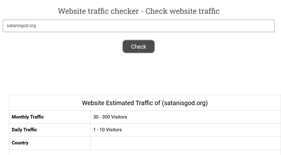 Satan is god traffic.jpg